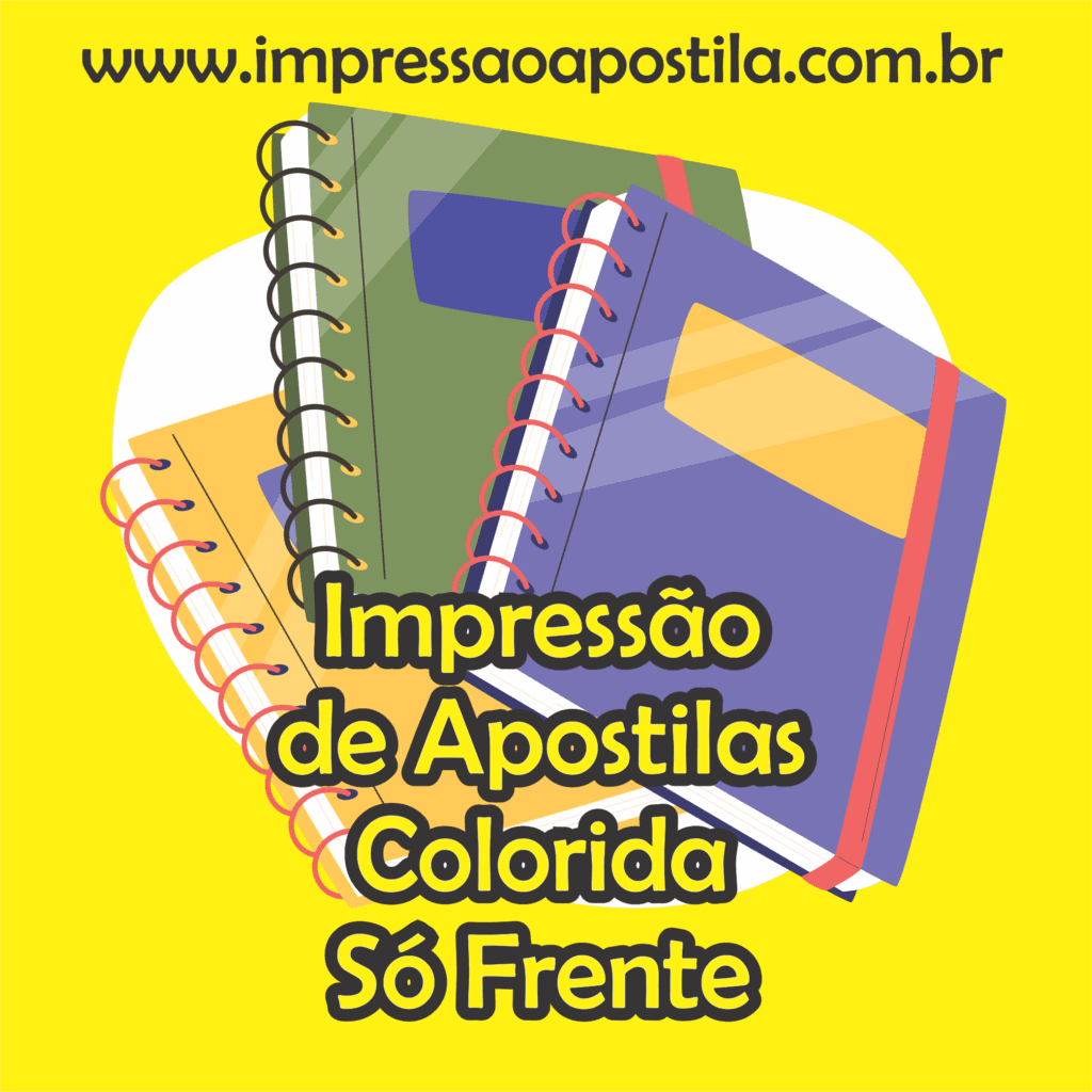 Impressão De Apostila Colorida Só Frente Imprimir E Encadernar Apostila Impressao De 0065