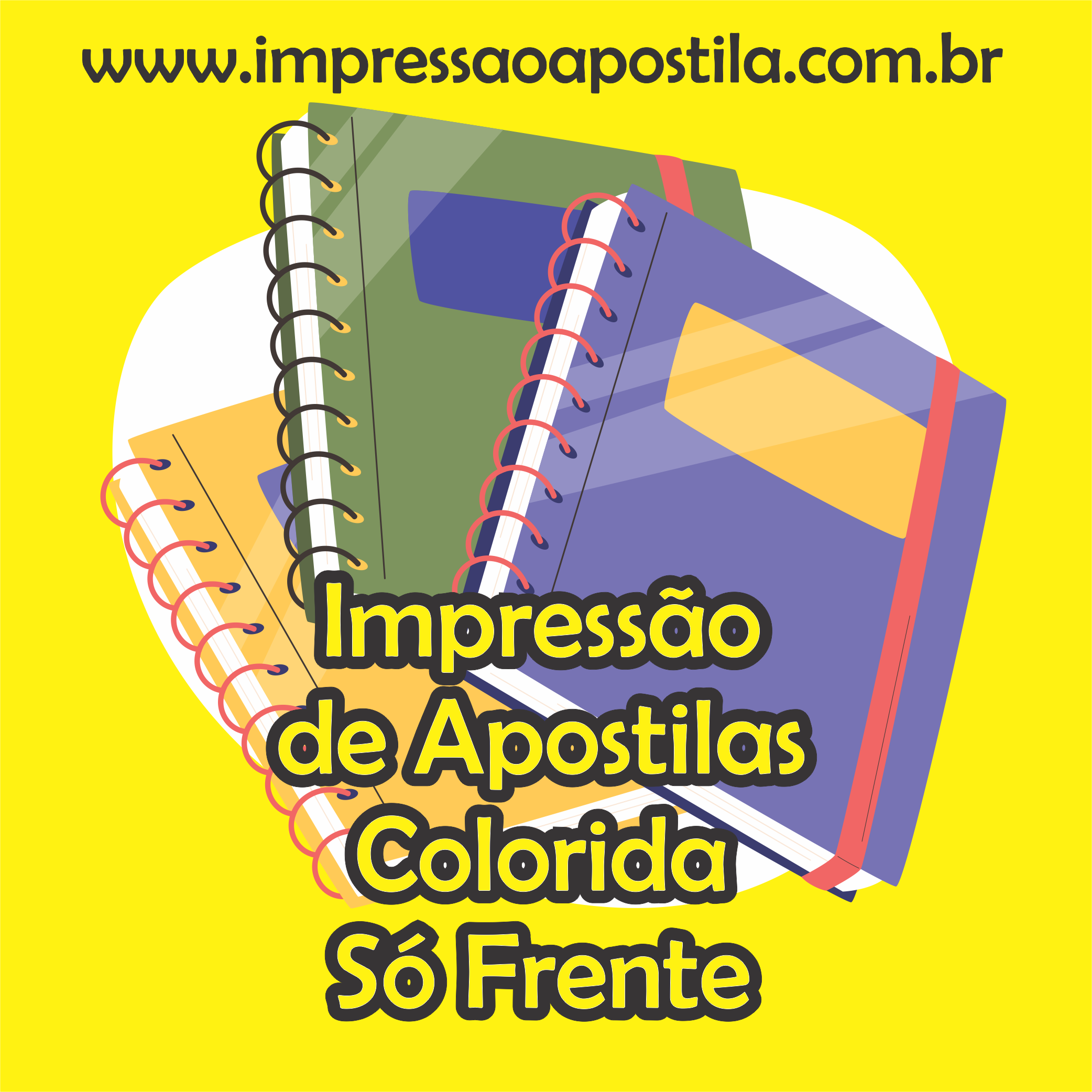 Impressão De Apostila Colorida Só Frente Imprimir E Encadernar Apostila Impressao De 7602